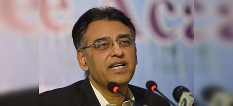 Pakistan Planning and Development minister Asad Umar (File Photo | AFP)