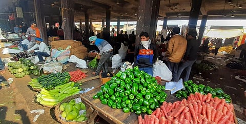 Okhla mandi (Photo | Shekhar Yadav, EPS)