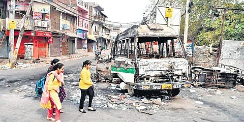 Over 50 people had died and more than 200 were injured in the northeast Delhi riots in February. (File Photo | EPS)