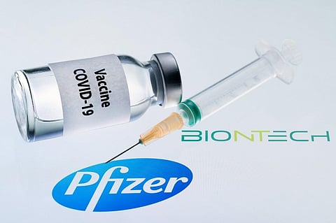 Pfizer-Biontech vaccine(Photo | AFP)