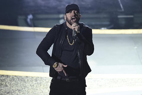 Eminem performs 'Lose Yourself' at Oscars, receives standing ovation (Photo | AP)