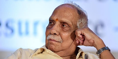 RSS ideologue P Parameswaran (Photo | Albin Mathew, EPS)