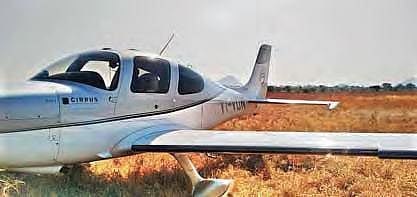 The aircraft that made an emergency landing in Anantapur in AP on Monday
