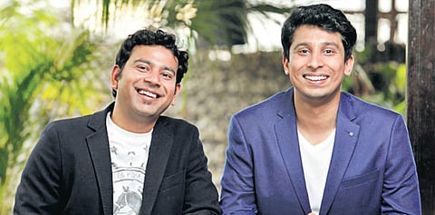 Meesho co-founders Vidit Aatrey and Sanjeev Barnwal