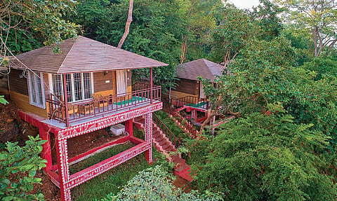 Satkosia Gorge View cottage at Badmul eco-tourism project. (Photo | EPS)