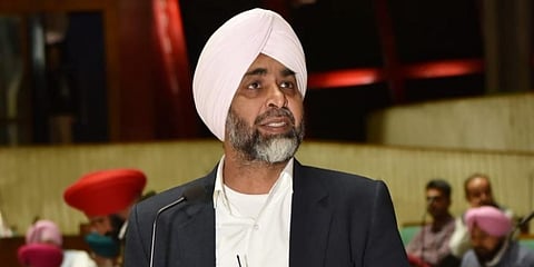 Punjab Finance Minister Manpreet Singh Badal presents the '2020 State Budget'. (Photo| Twitter/ @MSBADAL)