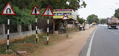 Signboards on airport road do not guide but confuse residents