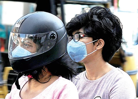 After the first case of nCoV in the country was reported from the state, people have become more vigilant in public spaces. A scene from Ernakulam General Hospital premises. (Photo | A Sanesh/EPS)