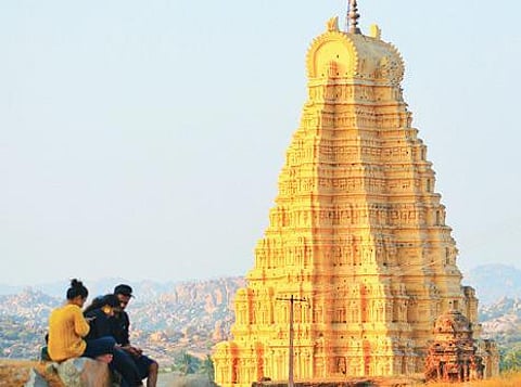 A view of the Virupaksha temple in Hampi | D Hemanth