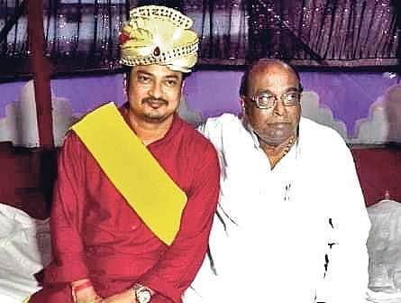 Damodar Rout and his son Sambit Routray