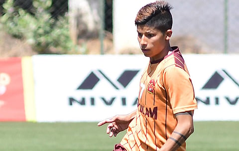 Nepali footballer Sabitra Bhandari. (Photo| EPS)