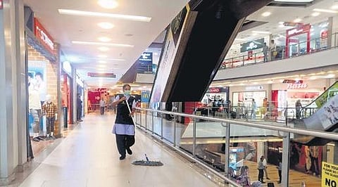 Amid COVID-19 threat, malls in town wear a deserted look | Albin Mathew