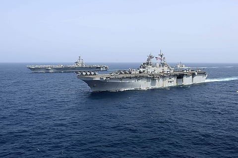 For representational purposes (Photo | US Navy via AP)