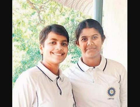 In November 2018, Janani and Vrinda became the first set of Indian women umpires to officiate in the CK Nayudu Trophy.