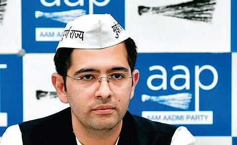 Aam Aadmi Party MLA Raghav Chadha. (Photo|PTI)