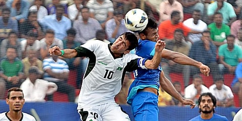Indian midfielder Pronoy Halder (Photo | EPS)