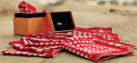 Reviving traditional handloom weaving, one pocket square at a time