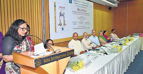 At the book launch of Dilliwali, IIC