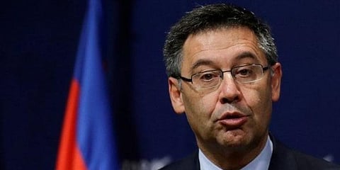 FC Barcelona president Josep Maria Bartomeu (Photo | AP)