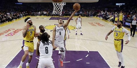 NBA team Los Angeles Lakers (Photo | AP)