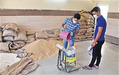 Centre revises allocation, ration card
holders to get wheat from October