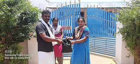 GM Mathesh, a 38-year-old farmer from Erode. (Photo | ENS)