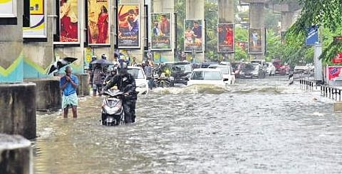 File Picture of waterlogged area