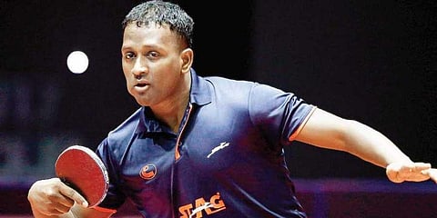 Veteran Table Tennis player Anthony Amalraj