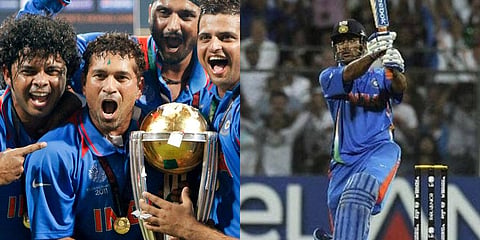 A number of players who were part of the 2011 World Cup-winning team spoke on their social media handles about the occasion. (File Photo | AP and AFP)