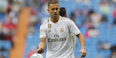 Real Madrid forward Eden Hazard (Photo | AP)