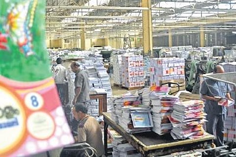 File picture of printed text books at KBPS Express