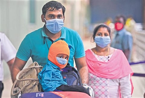Massive exercise of repatriation of Indians stuck abroad began May 7, with two flights landing in Chennai from the United Arab Emirates on Saturday | Express