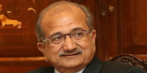 Gujarat law minister Bhupendrasinh Chudasama. (photo| Facebook)