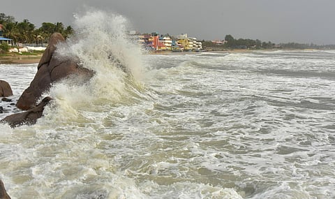 The cyclone is likely to make landfall on Wednesday. (Photo|PTI)