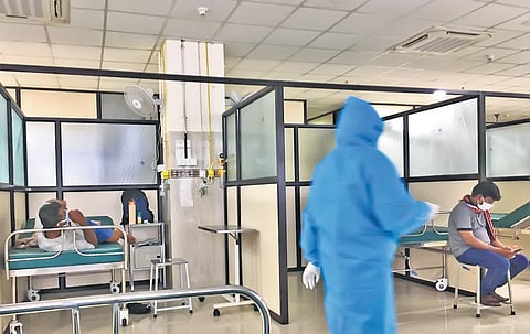 A Covid-19 isolation ward at a hospital in Chennai | Express