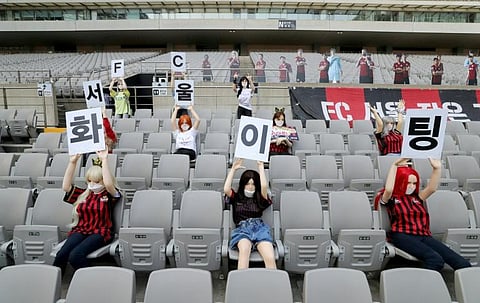 South Korea's FC Seoul has been accused of using sex dolls to fill up seats. (Photo| AFP)