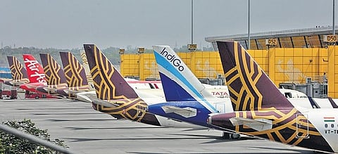 With domestic civil aviation operations set to commence in a calibrated manner from May 25, the IGI airport is gearing up to welcome flyers again | Shekhar Yadav