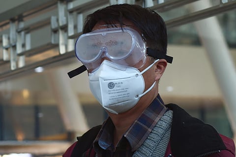 Man wearing mask to protect self from the ongoing coronavirus pandemic. (Photo | AP)