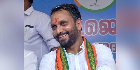 BJP president K Surendran. (File photo| Vincent Pulickal, EPS)