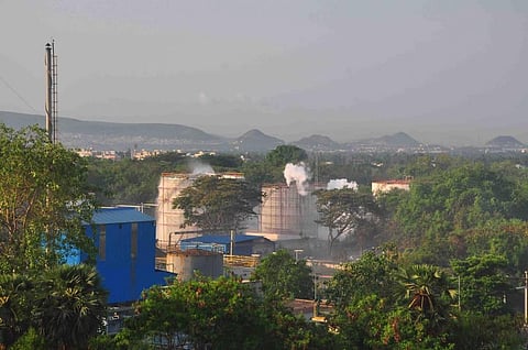 LG Polymers India firm in Visakhapatnam. (Photo | PTI)