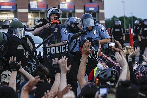 Protests continued following the death of George Floyd, who died after being restrained by Minneapolis police officers on Memorial Day. (Photo | AP)