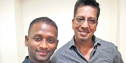 Anthony Amalraj (L) and TK Vadivel Pillai