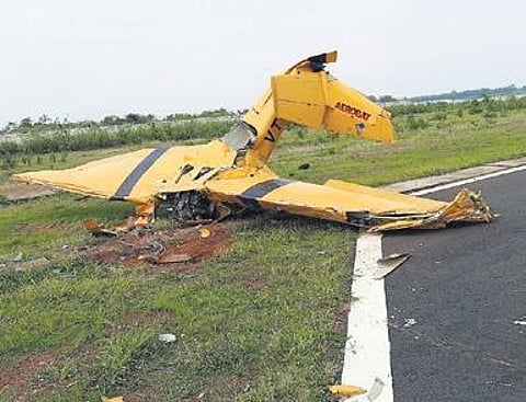 The cessna aircraft that crashed.
