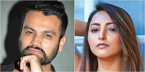 Sandalwood actors Tilak Shekar and Meghana Gaonkar (R). (Photo| IMDb)