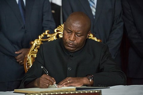 Ndayishimiye, a former army general and Hutu rebel like his predecessor, had been handpicked by the powerful ruling CNDD-FDD party to run in a May 20 presidential election. (Photo | AFP)