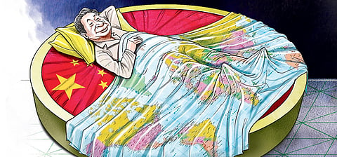 Since President Xi took office in 2013, China has flexed its military muscle in disputes with India, Japan, Vietnam, Malaysia, Indonesia, Philippines and Taiwan. (Express Illustrations | Amit Bandre)