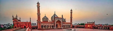 The iconic Jama Masjid.