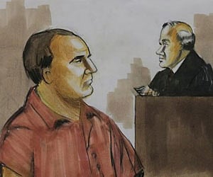 Sketch of Mumbai attack accused David Headley (File photo | AP)