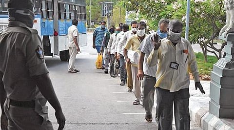 TTD employees enter Tirumala temple on a trial basis on Saturday | Madhav K