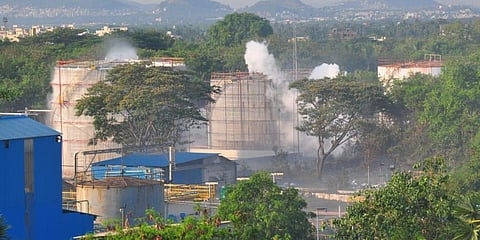 Gas leak from LG polymers created panic in Venkatapuram and five other villages in the wee hours on May 7. (File photo| G Satyanarayana, EPS)